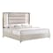 Global Furniture Usa Modern  Zebra Zambrano White King Bed With Led 3238 - alternate 3